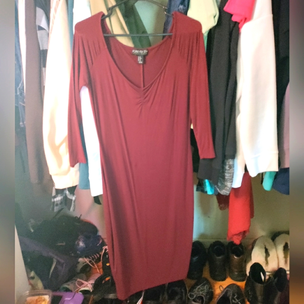 Women's Forever 21 fitted dress, size XL